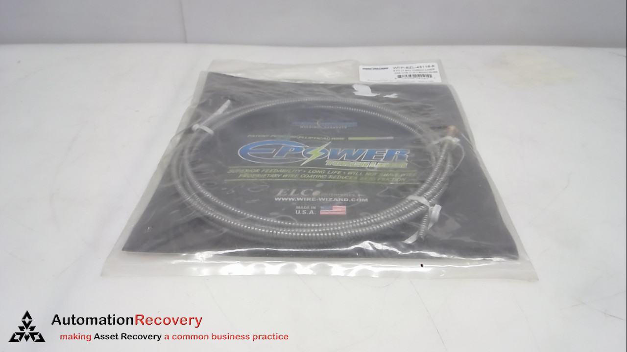 WIRE WIZARD WTP-BZL-45116-6 TORCH LINER, FOR BERNARD MIG GUNS,, NEW #261432