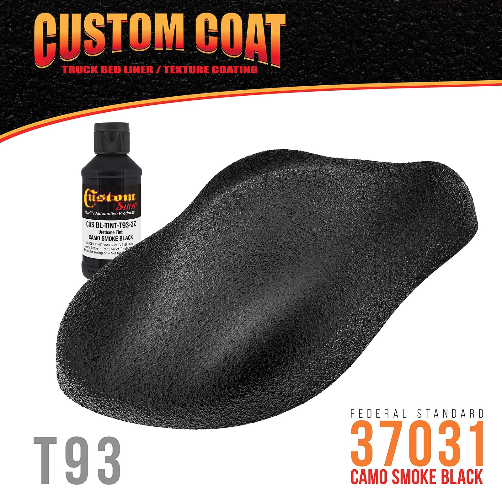 Custom Coat Camouflage Series 3 Ounce (Camo Smoke Black Federal Standard Colo…