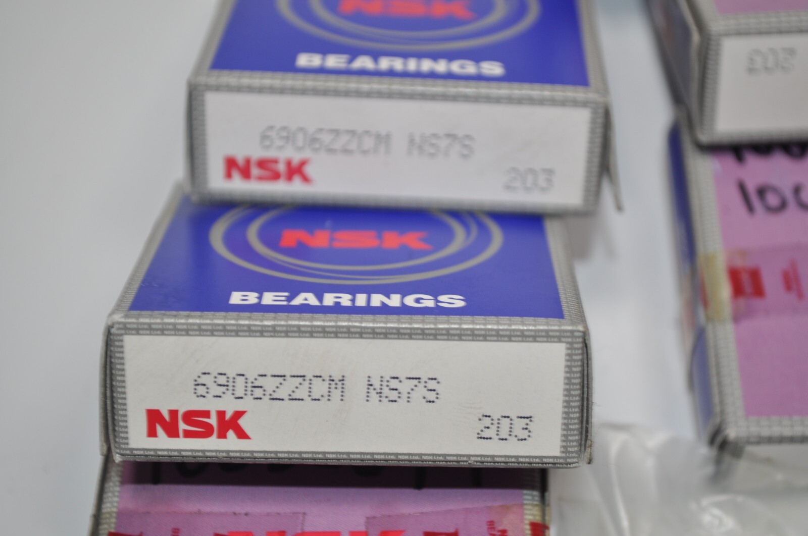 Lot of 6 NEW NSK 6906ZZCM NS7S Shielded Deep Groove Bearings