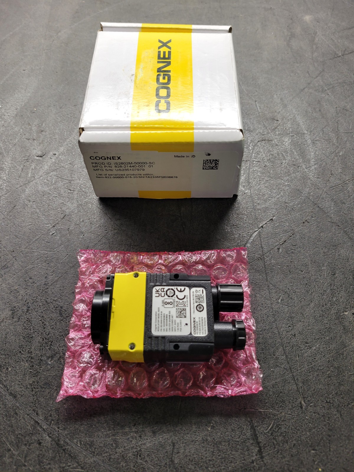 Cognex Model 50215 Barcode Code Reader 828-21440-001 01