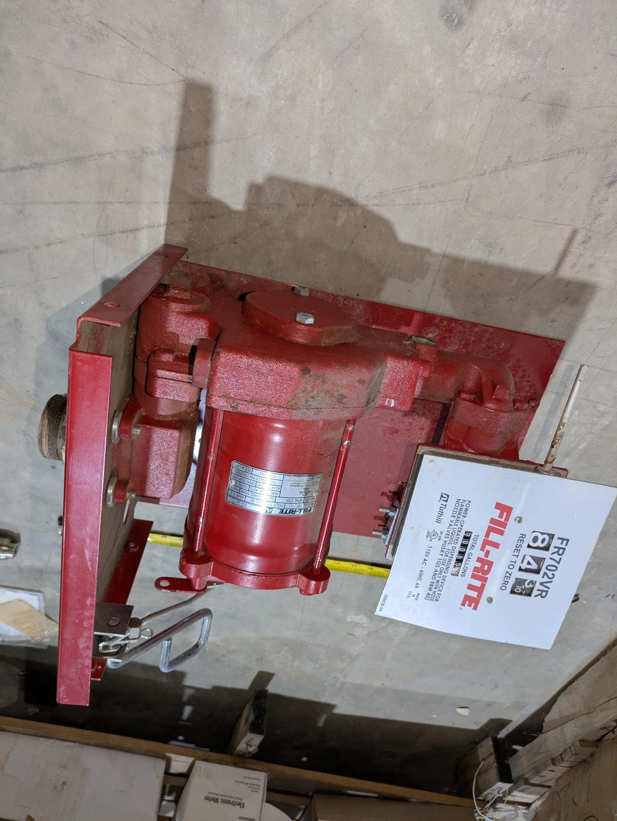 FILL-RITE FR702VR 115VAC 60HZ 6A FUEL PUMP