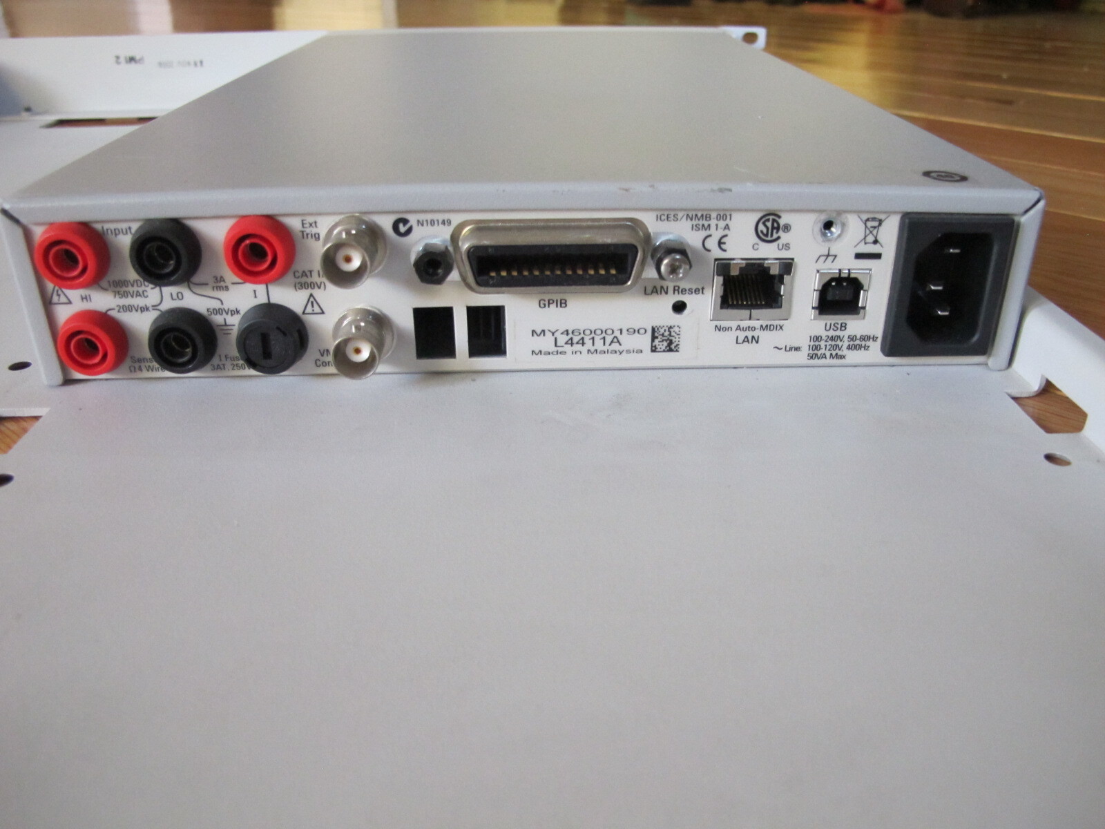 HP Agilent Keysight L4411A 6.5 Digit Rack Mountable Multimeter