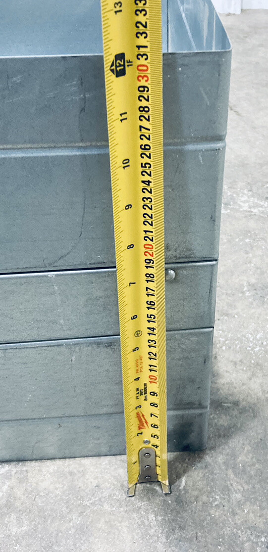 UNUSED GREENHECK FD-150X12-AV-25X13 STATIC FIRE DAMPER 25″X13″ VERTICAL MOUNT