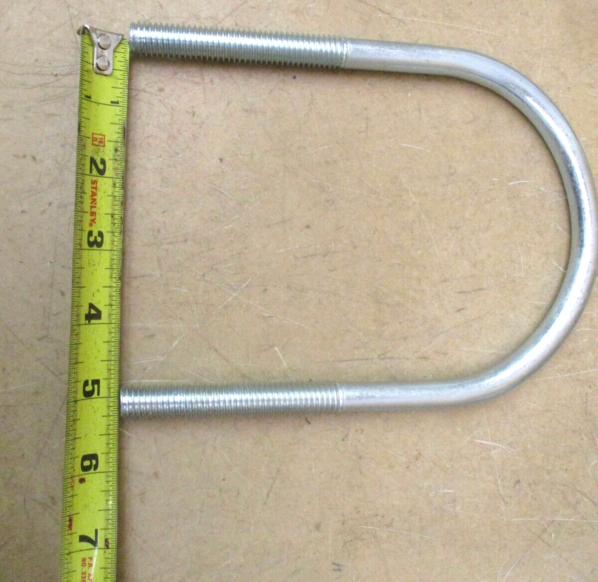 Fabory 32TG86 U-Bolt Long Tangent Steel Zinc Plated Lot of 9 Pieces 48735LIN