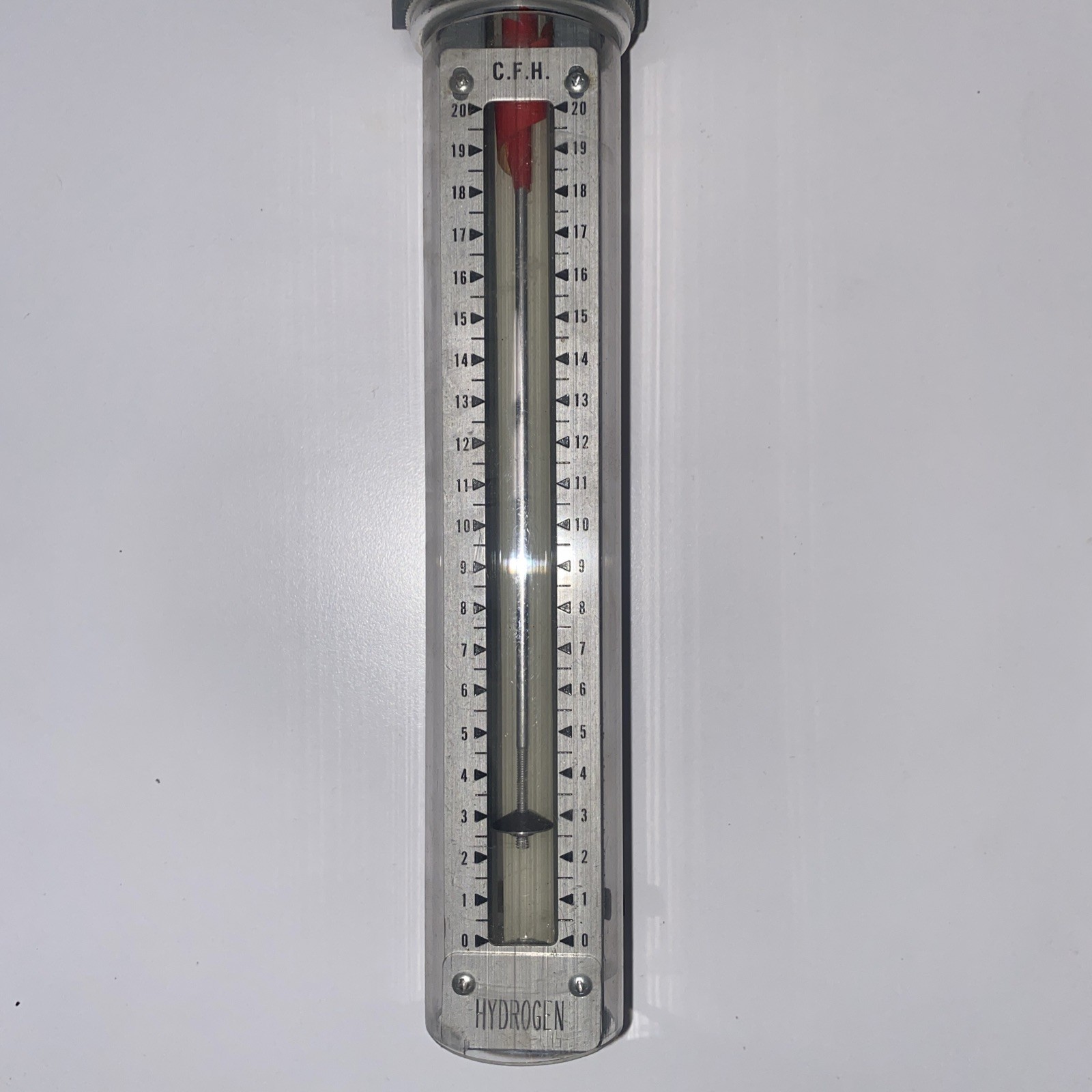 Waukee MV-1A Flo-Meter Gas Flow Meter 70°F SG 0.0695 PR. 7.5 PSIG Be 3/4″ NPT