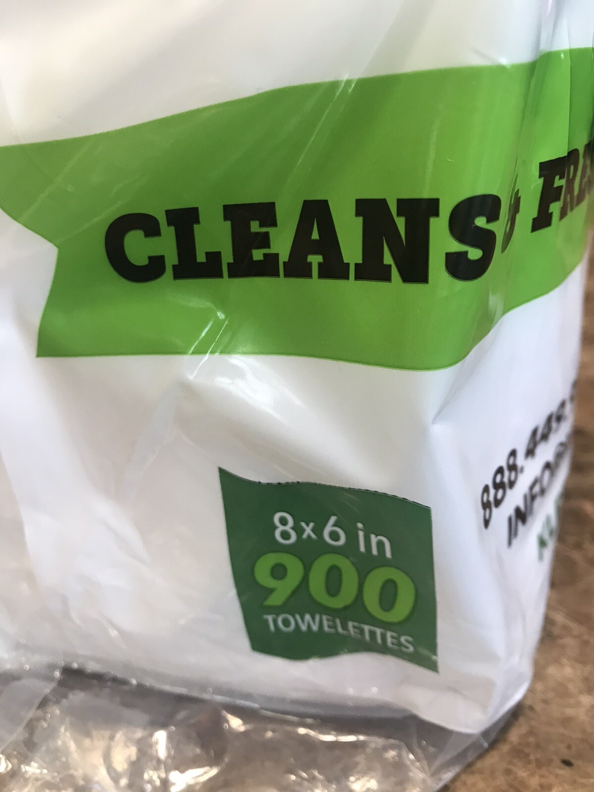 Kleen – Machine Fitness Towelettes 900 Towelettes 8″ x 6″ – NEW