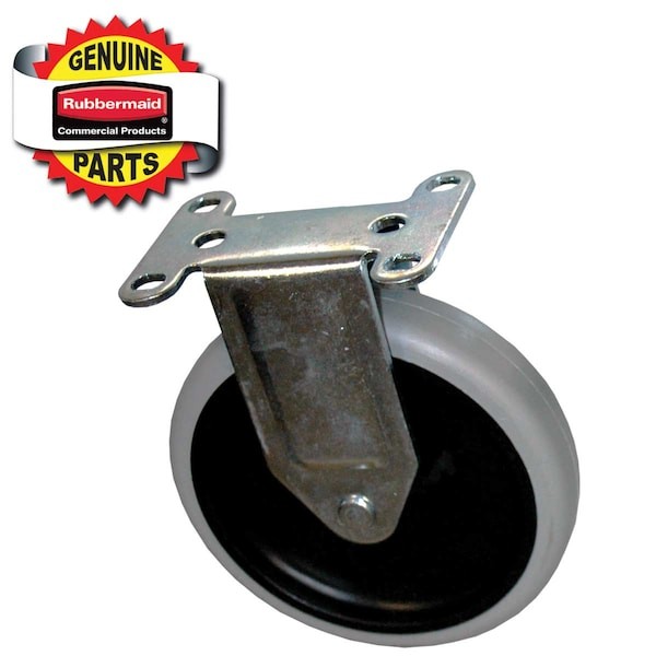 Rubbermaid Commercial Grfg4501l10000 Rigid Caster, 5″