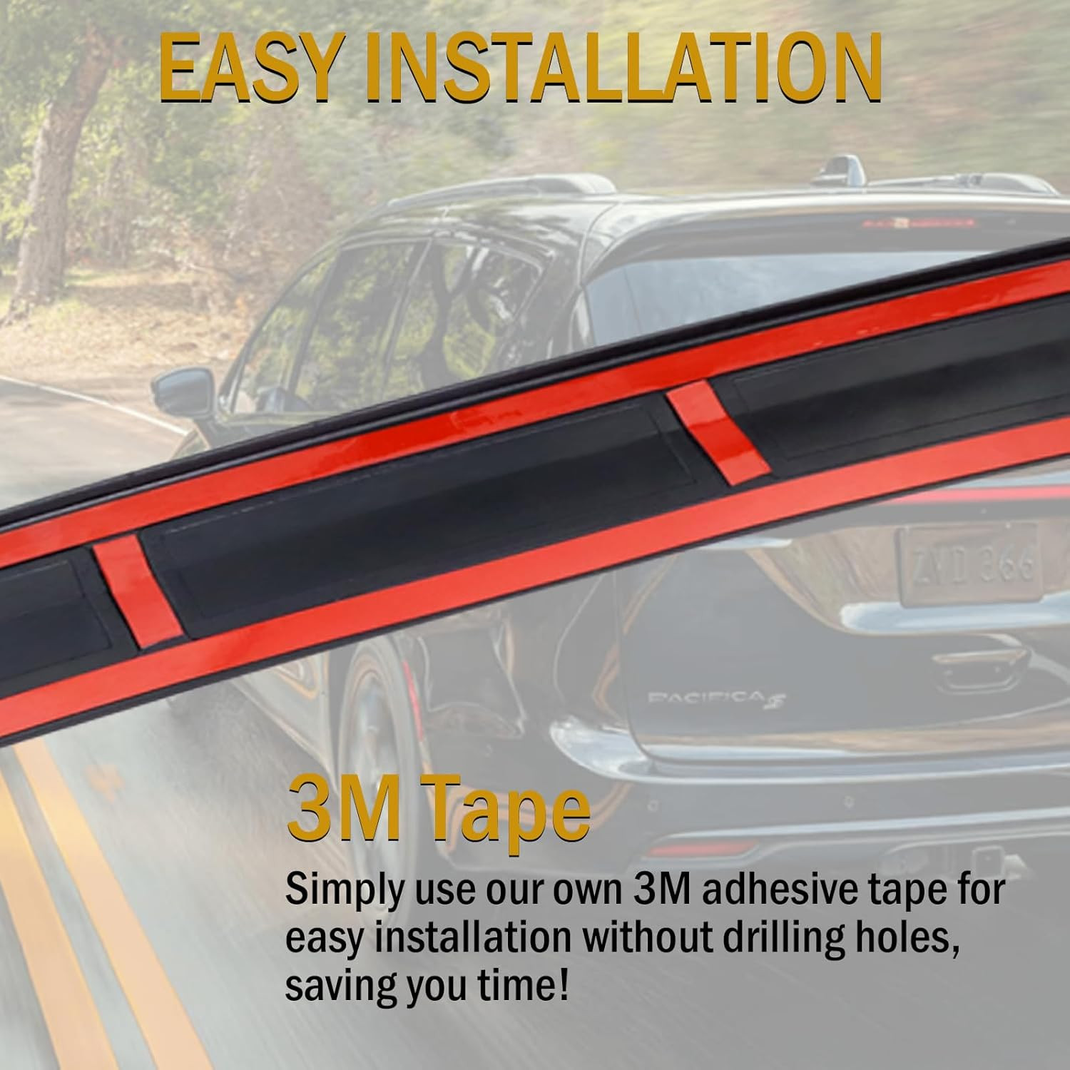 Rear Bumper Protector Guards Compatible with Chrysler Pacifica 2017-2024, Chrysl