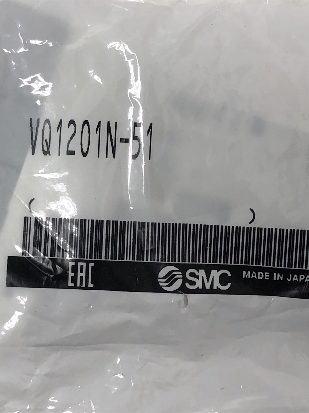 SMC VQ1201N-51 PCD 163K666H01 Manifold Valve, Rubber Seal; CC21-DMS0135