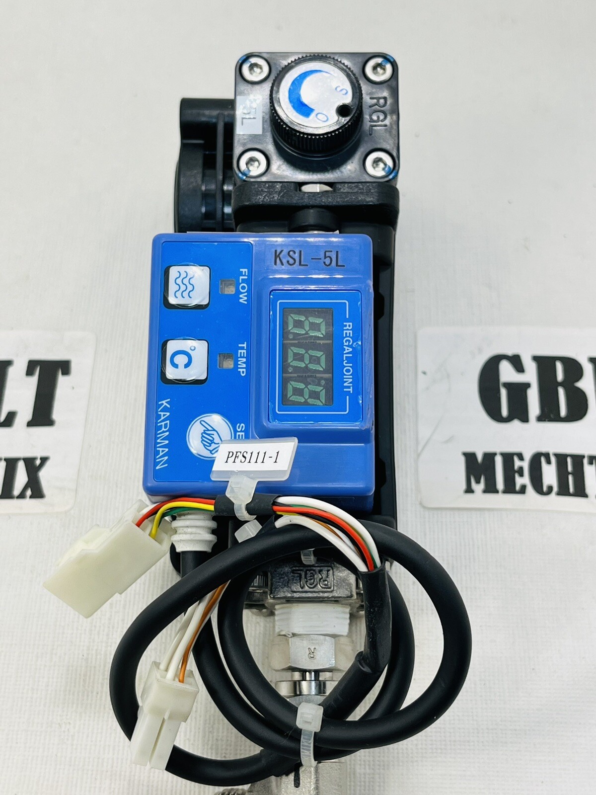KARMAN KSL-5L Vortex Flowmeter 24V-V-A-B, KSL5L & RGL Valve -30 Day Warranty 👍