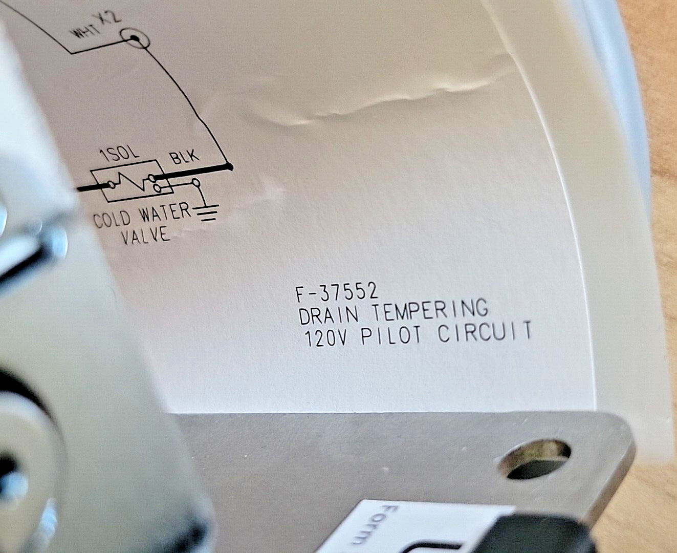 HOBART Drain Tempering Pilot Circuit Control 120V F-37552 OEM – NEW Without Box