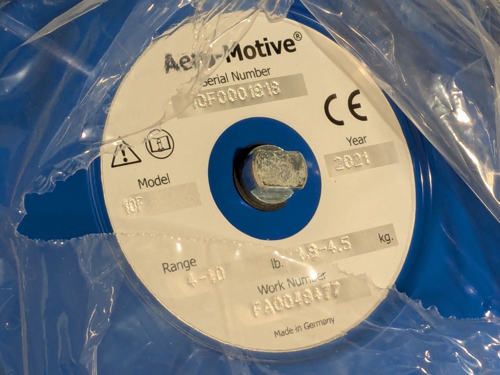 Aero-Motive Tool Balancer: 10 lb Max Load, 8′ Cable Length 10F