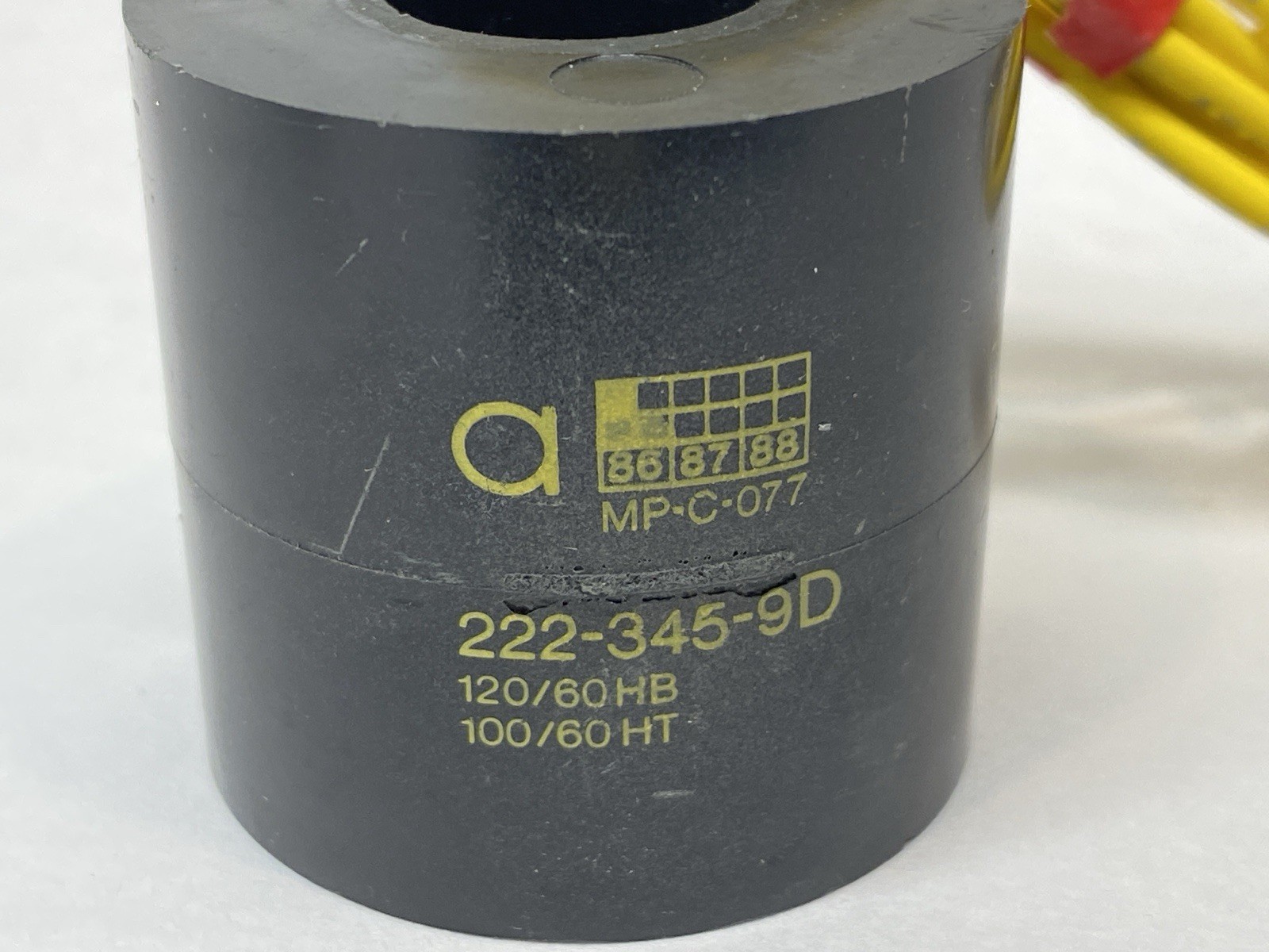 Asco 222-345-9-D Red Hat Solenoid Valve Coil 120/60 HB