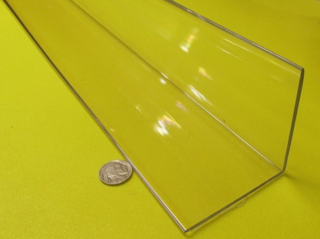 Polycarbonate Angle .100″ Thick x 2.50″ Arms x 48″ Long