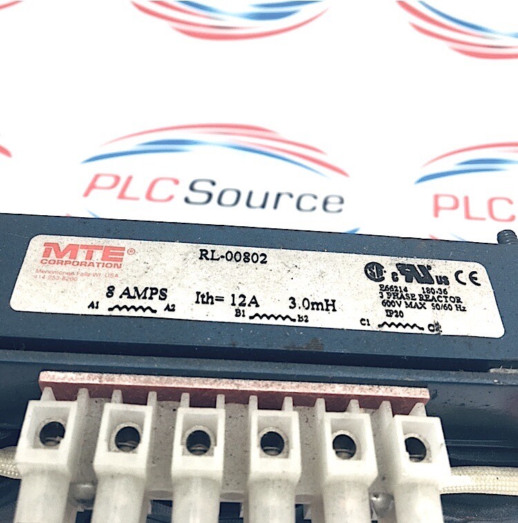 MTE CORPORATION RL-00802 THREE PHASE LINE REACTOR