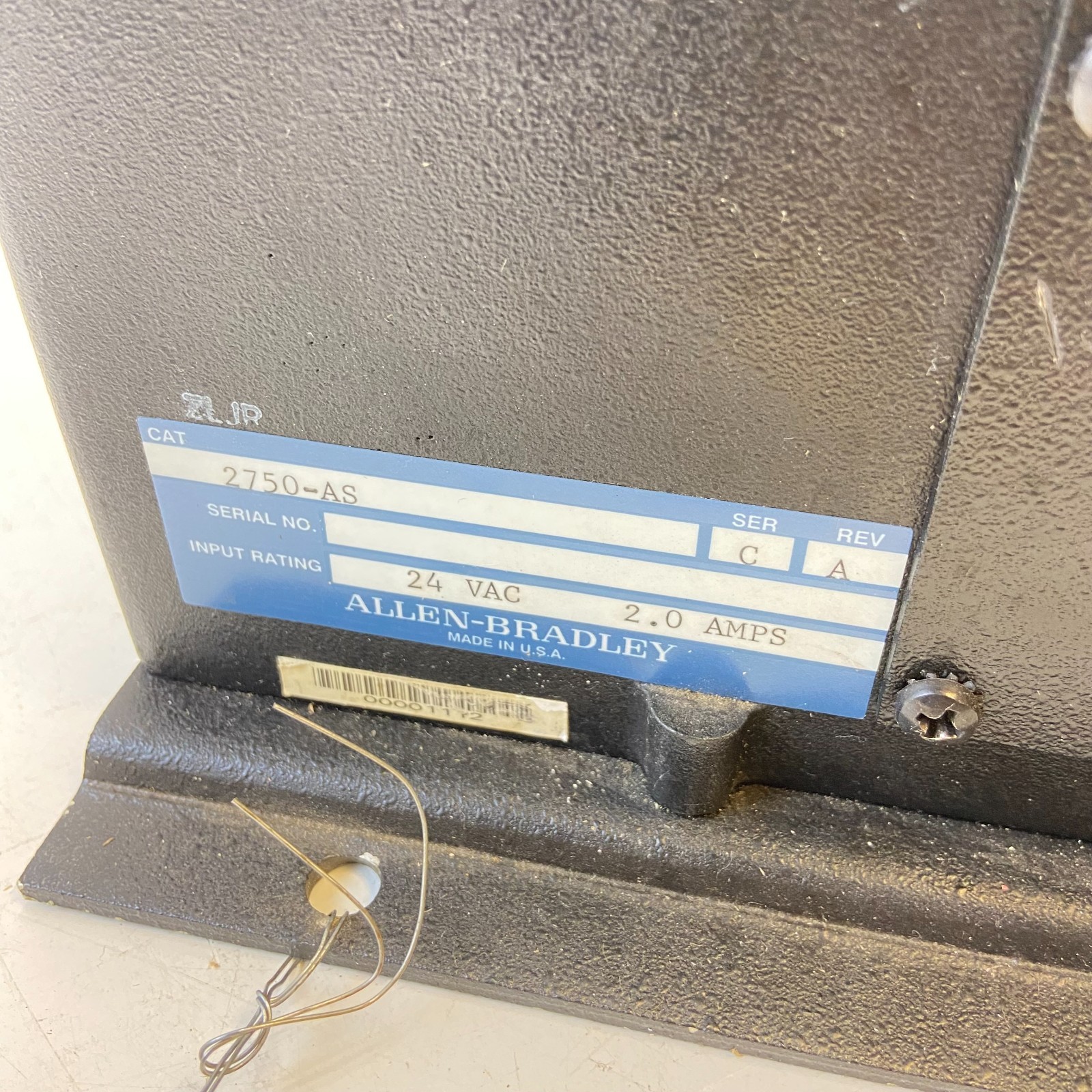 ALLEN BRADLEY 2750-AS INTELLIGENT ANTENNA SER. C REV.A 2.0A 24VAC