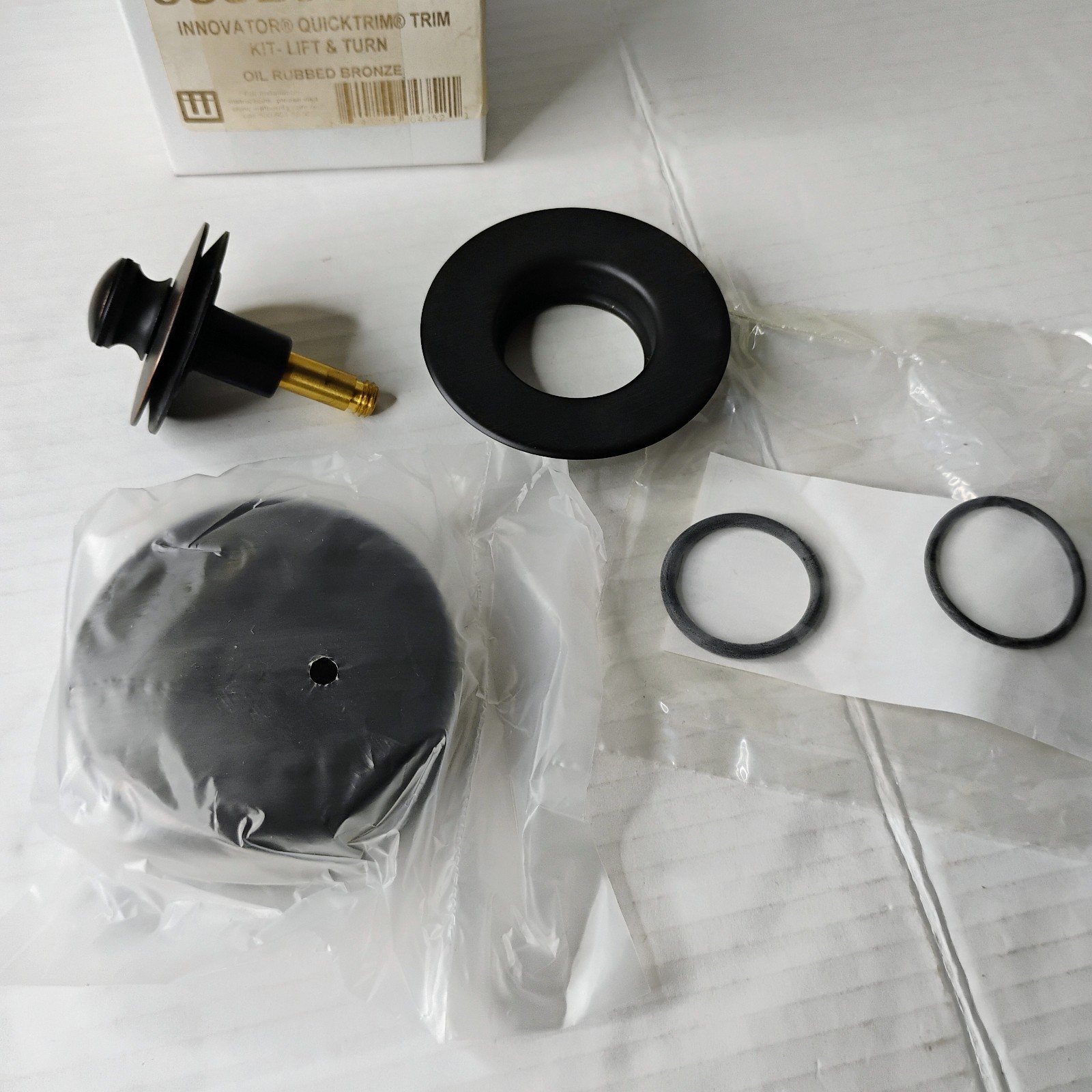 Watco 959290-BZ QuickTrim Lift and Turn Drain Kit Oil Rubbed Bronze NIB CIB