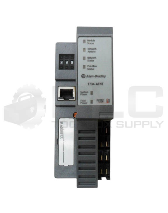 ALLEN BRADLEY 1734-AENT /A ETHERNET NETWORK ADAPTER 24VDC 10A