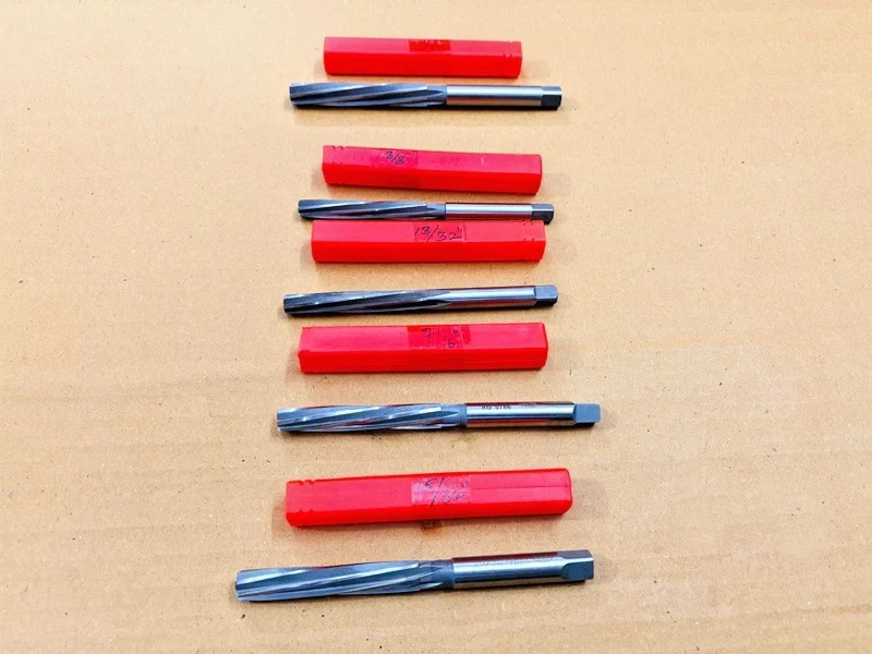 HSS Parallel Shank Reamers Set of 5 Pcs – 3/8″ – 13/32″ – 7/16″ – 15/32″ – 1/2″