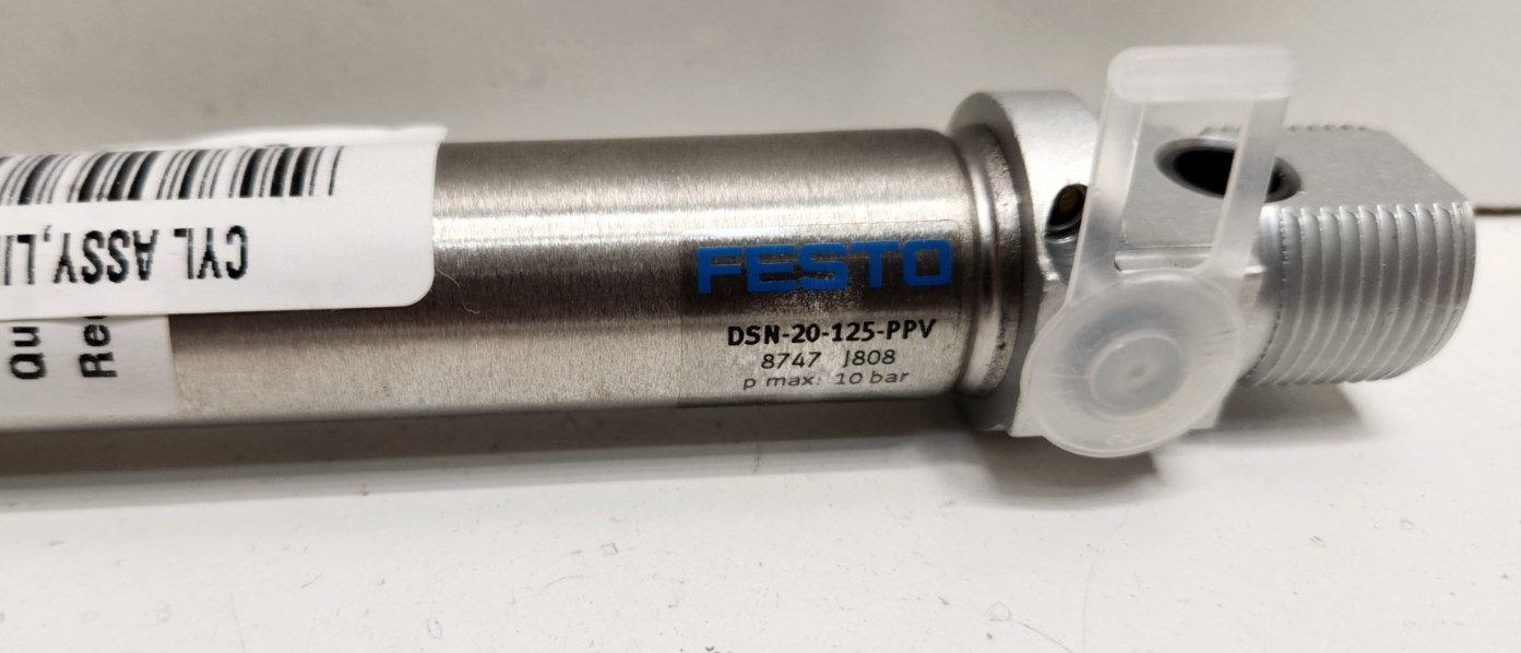 NEW NO BOX! FESTO 20MM BORE X 125MM STROKE PNEUMATIC CYLINDER DSN-20-125-PPV