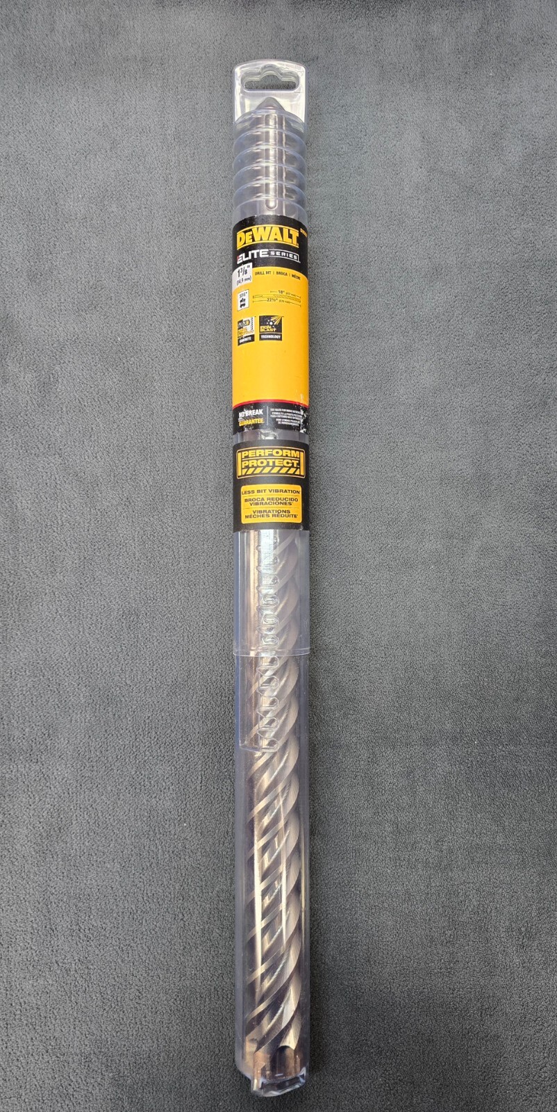 Dewalt DW5827 1-3/8″ x 18″ x 22-1/2″ 4-Cutter SDS Max Rotary Hammer Bit