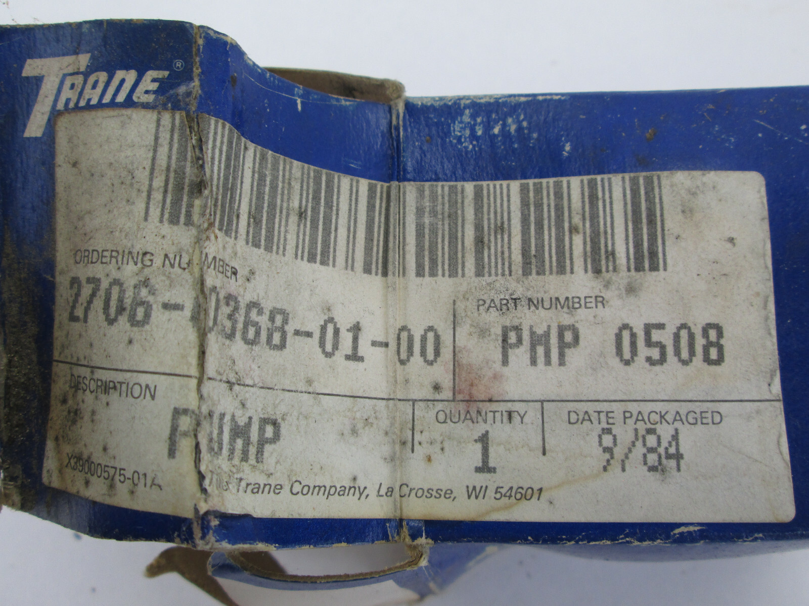 New NOS Genuine Trane Oil Pump PMP 0508 Replacement Repair Part