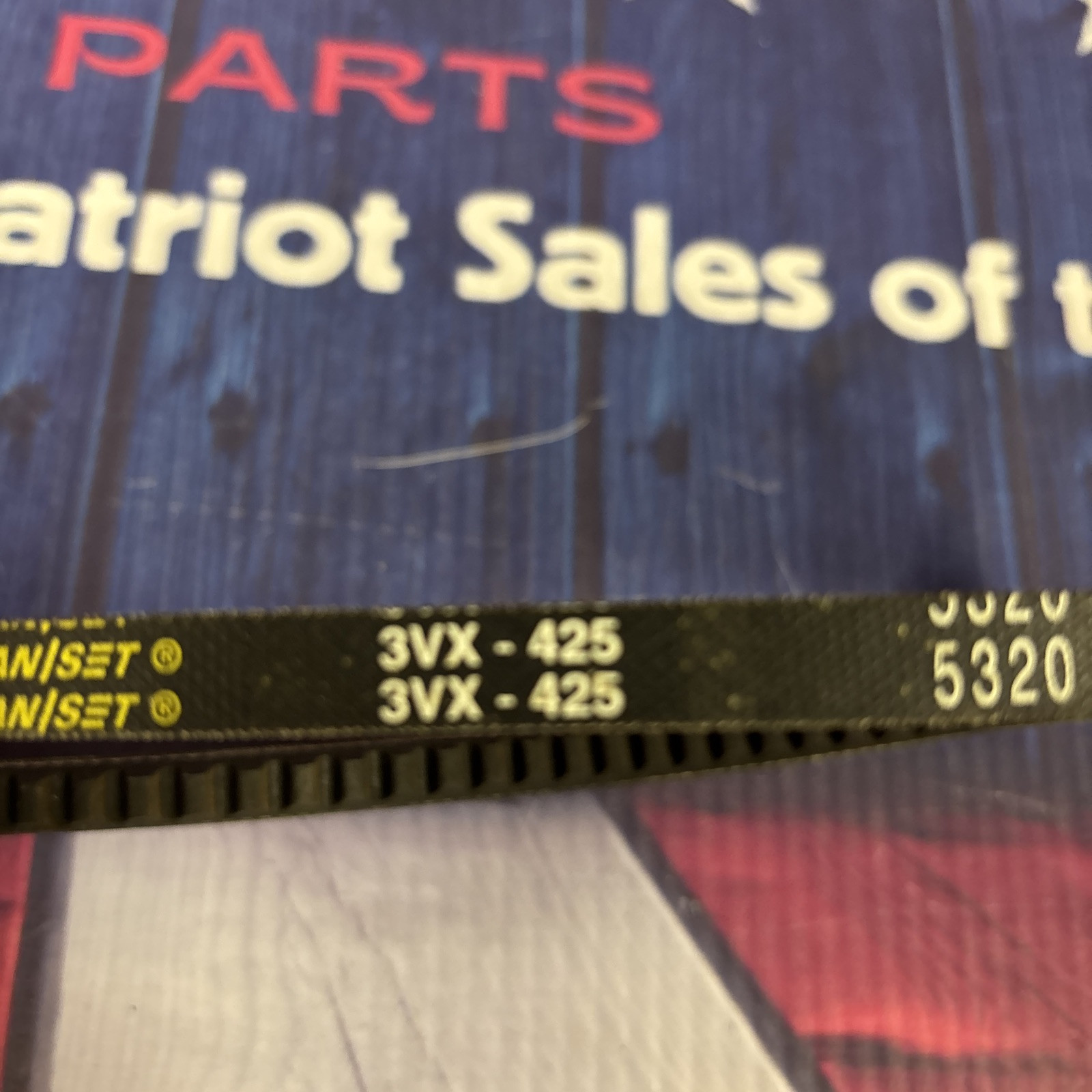 NEW Goodyear 3VX425 Industrial Wedge V-Belt *FREE SHIPPING*