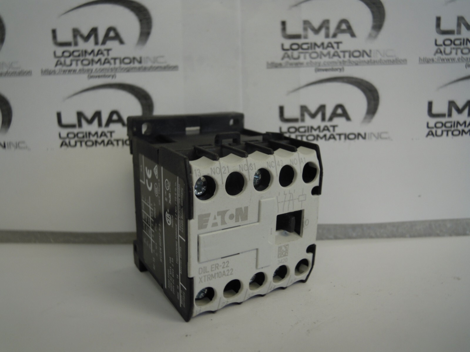 EATON KLOCKNER MOELLER DIL ER-22 CONTACTOR 2NO/2NC 3A 24V +COIL XTRM10A22*TESTED