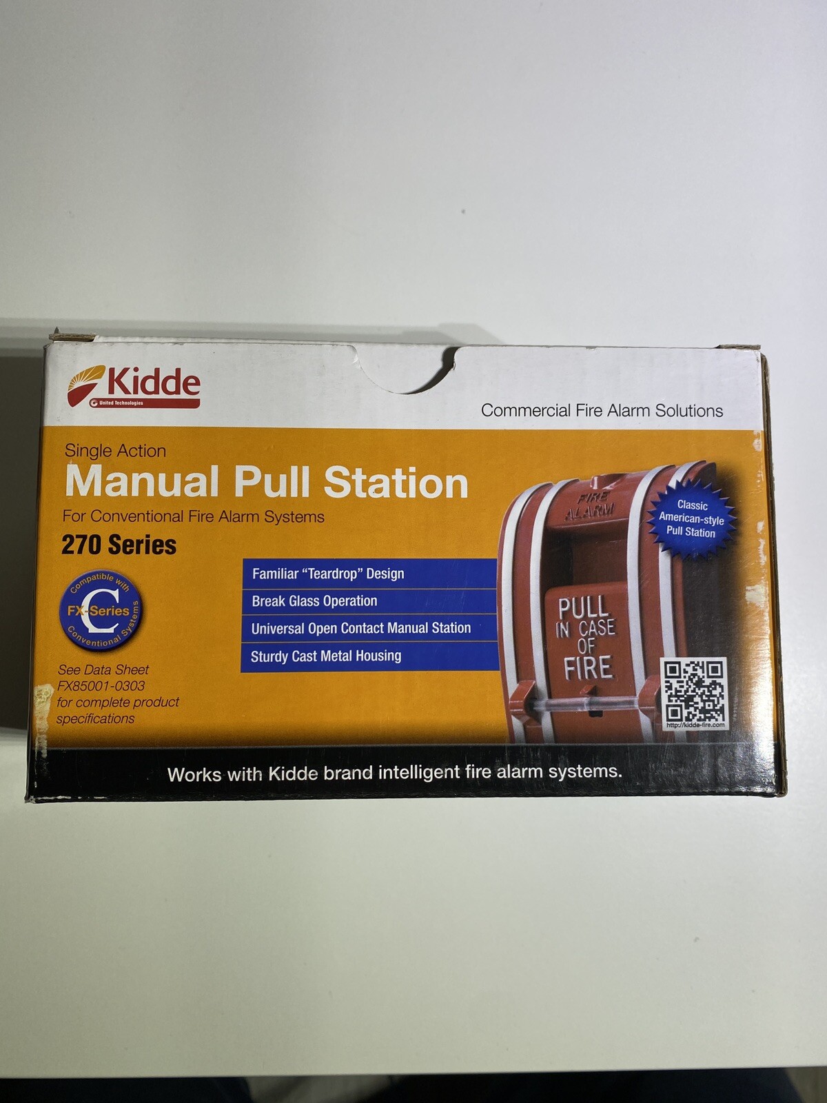Kidde K-270A-Spo Fire Alarm Pull Station,Red