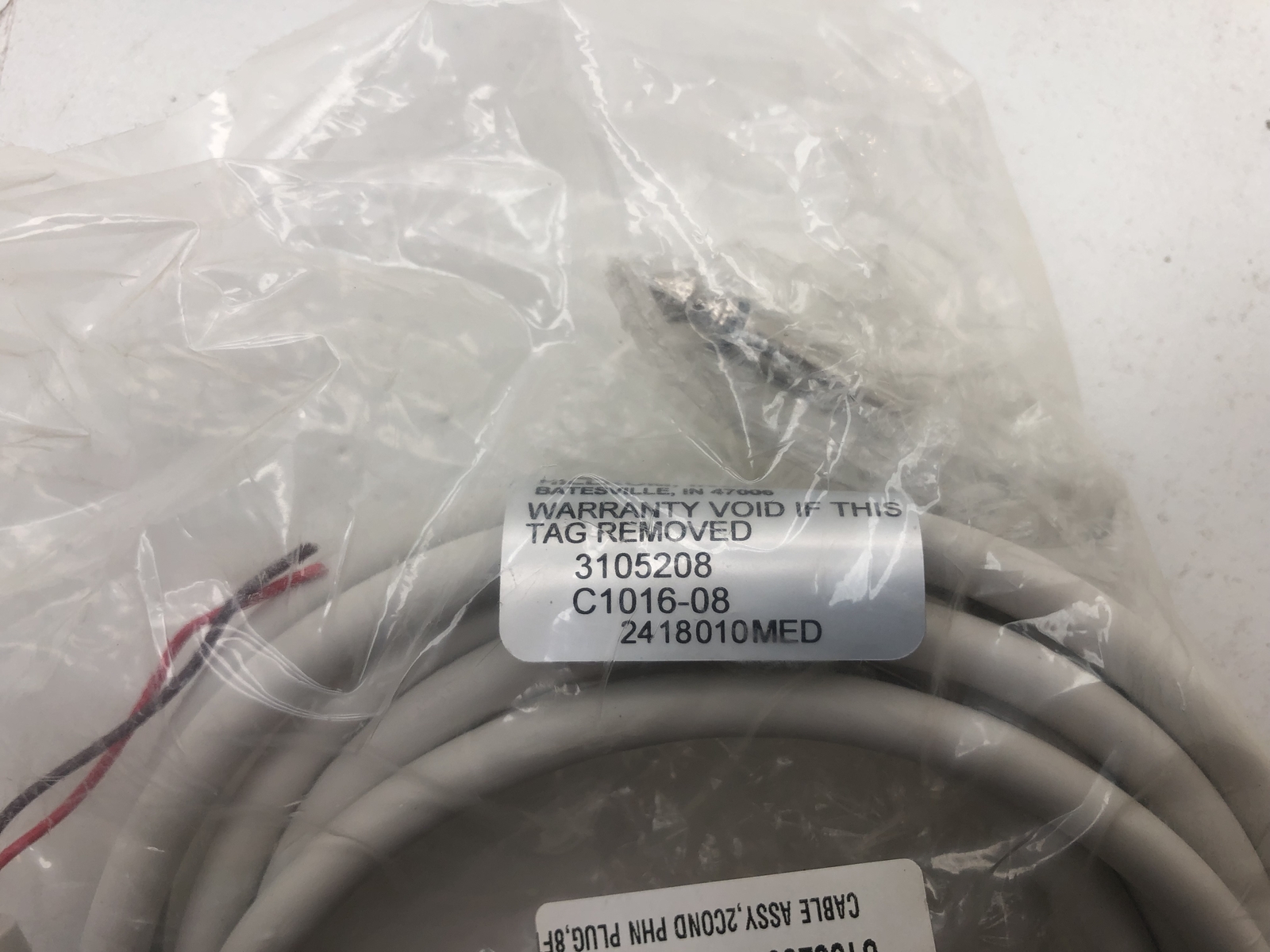 HILL-ROM 3105208 8′ CABLE ASSEMBLY