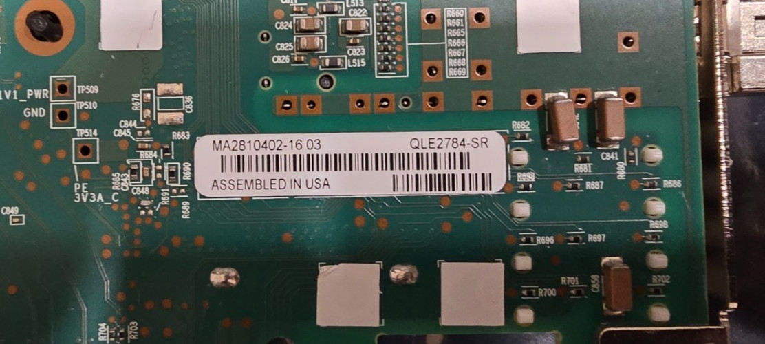 QLOGIC QLE2784-SR Quad 32GB FC Host Bus Adapter with 32GB Transceivers