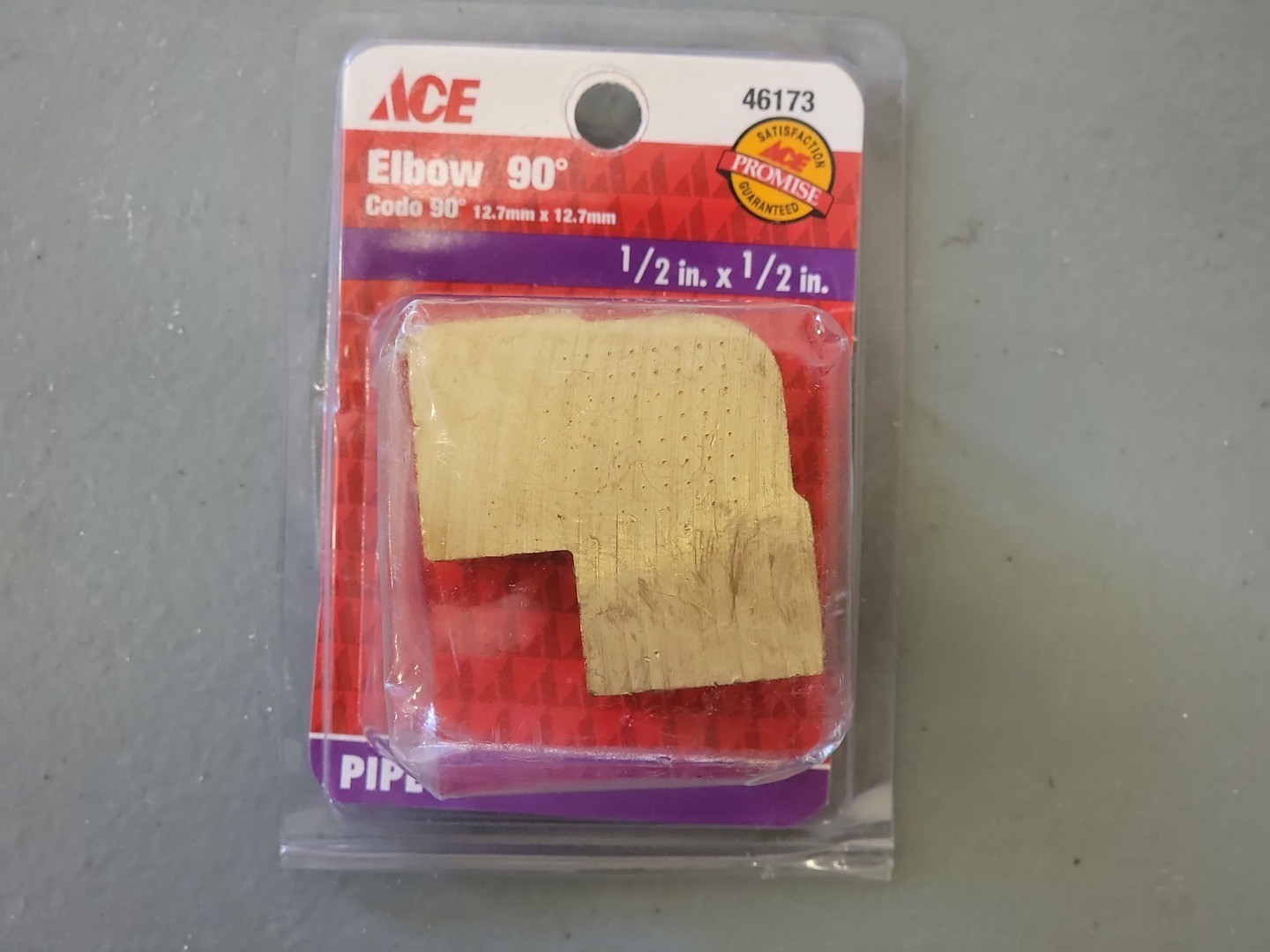 SURPLUS NEW ACE 1/2″ x 1/2″ 90 Deg Female Elbow Brass 46173 (Box of 5) –
