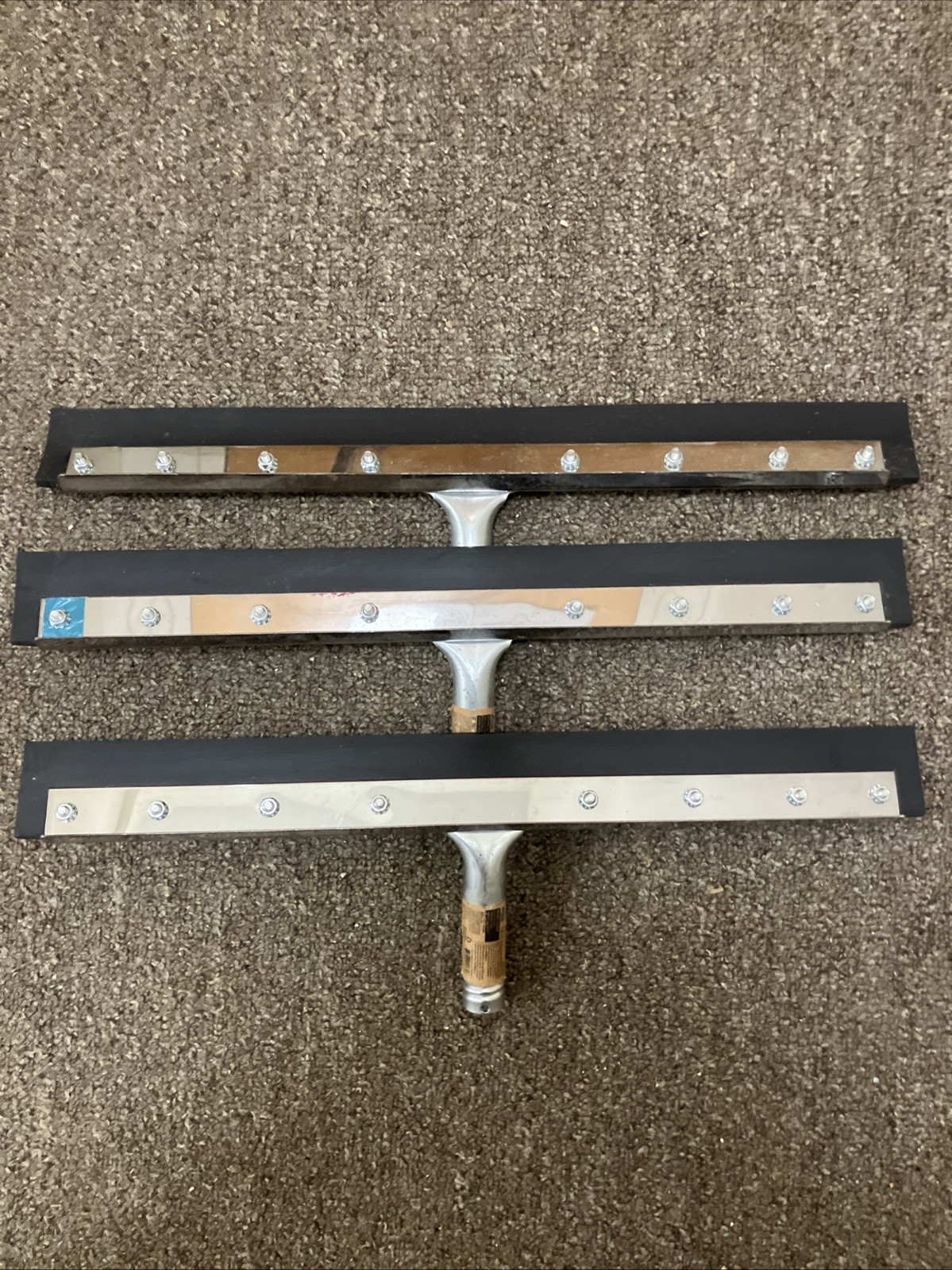 3-Pack Blue Hawk 18″ Driveway Asphalt Squeegee Head 0388037 New