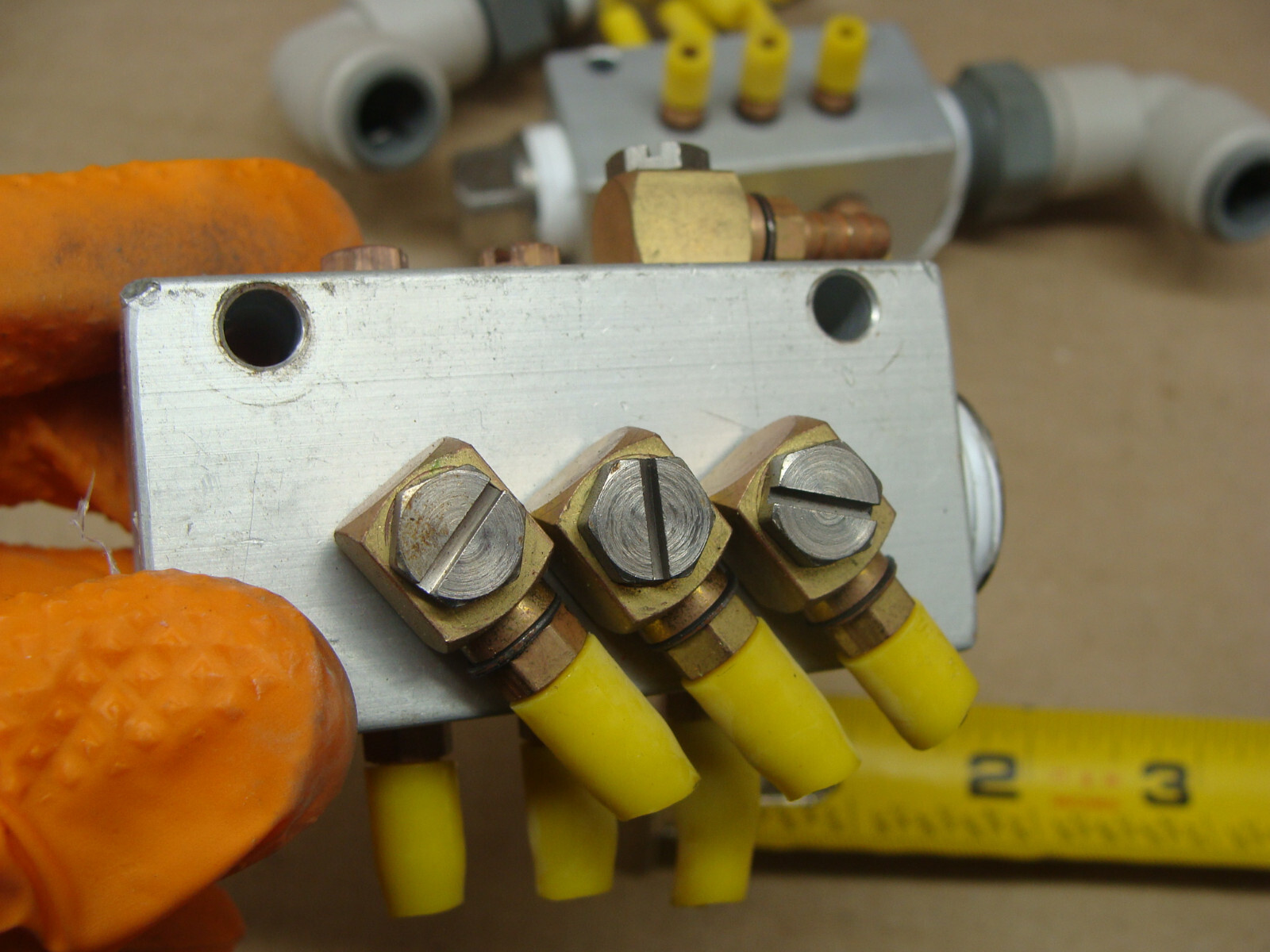 9 PORT MANIFOLD — LOT OF 3