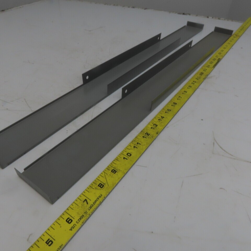 Stanley Vidmar 5-100-340-21 30″ Cabinet Metal Base Cover Gray Lot of 2