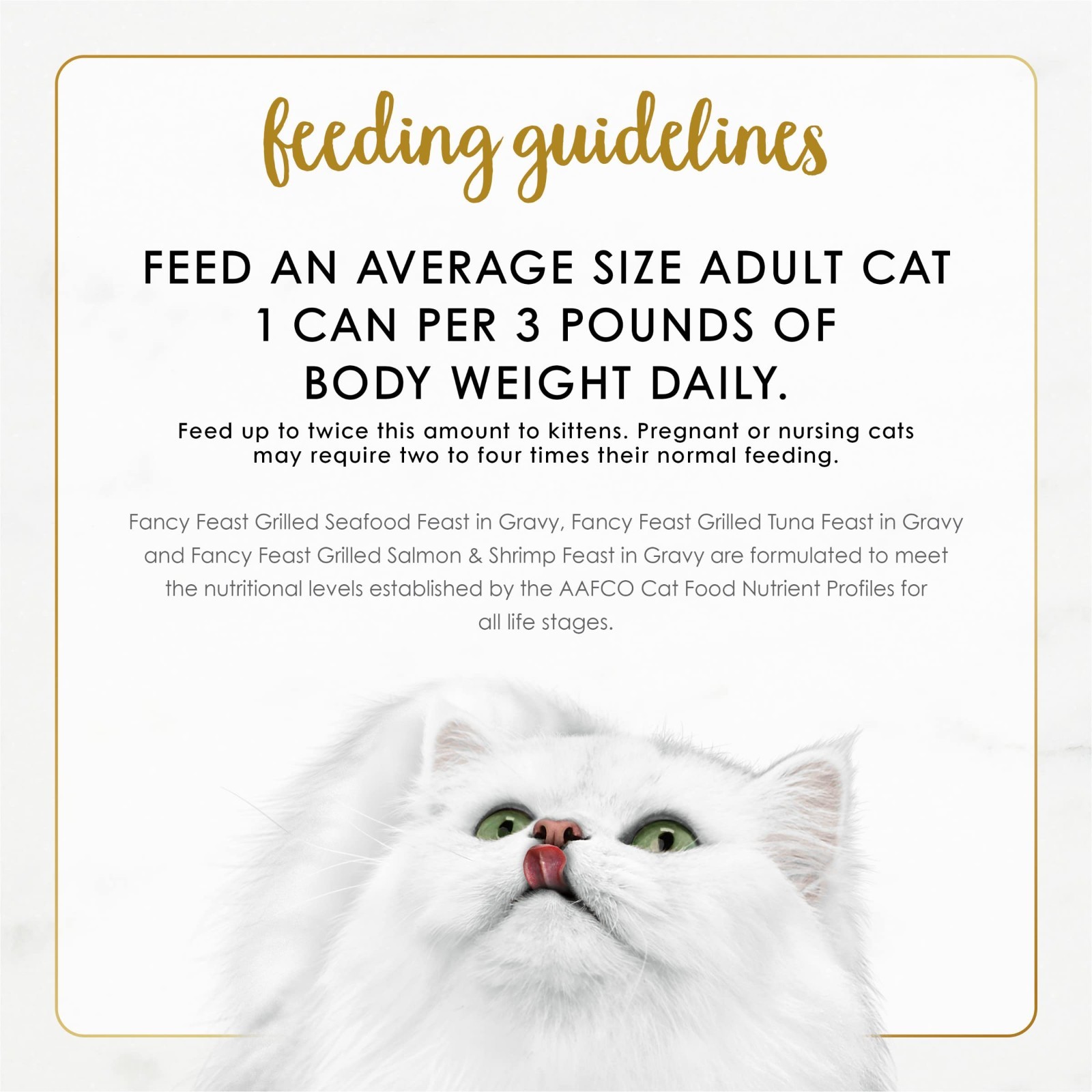 Fancy Feast All Life Stages Cat Wet Food – Grilled, Seafood, Variety Pack, 90 ct
