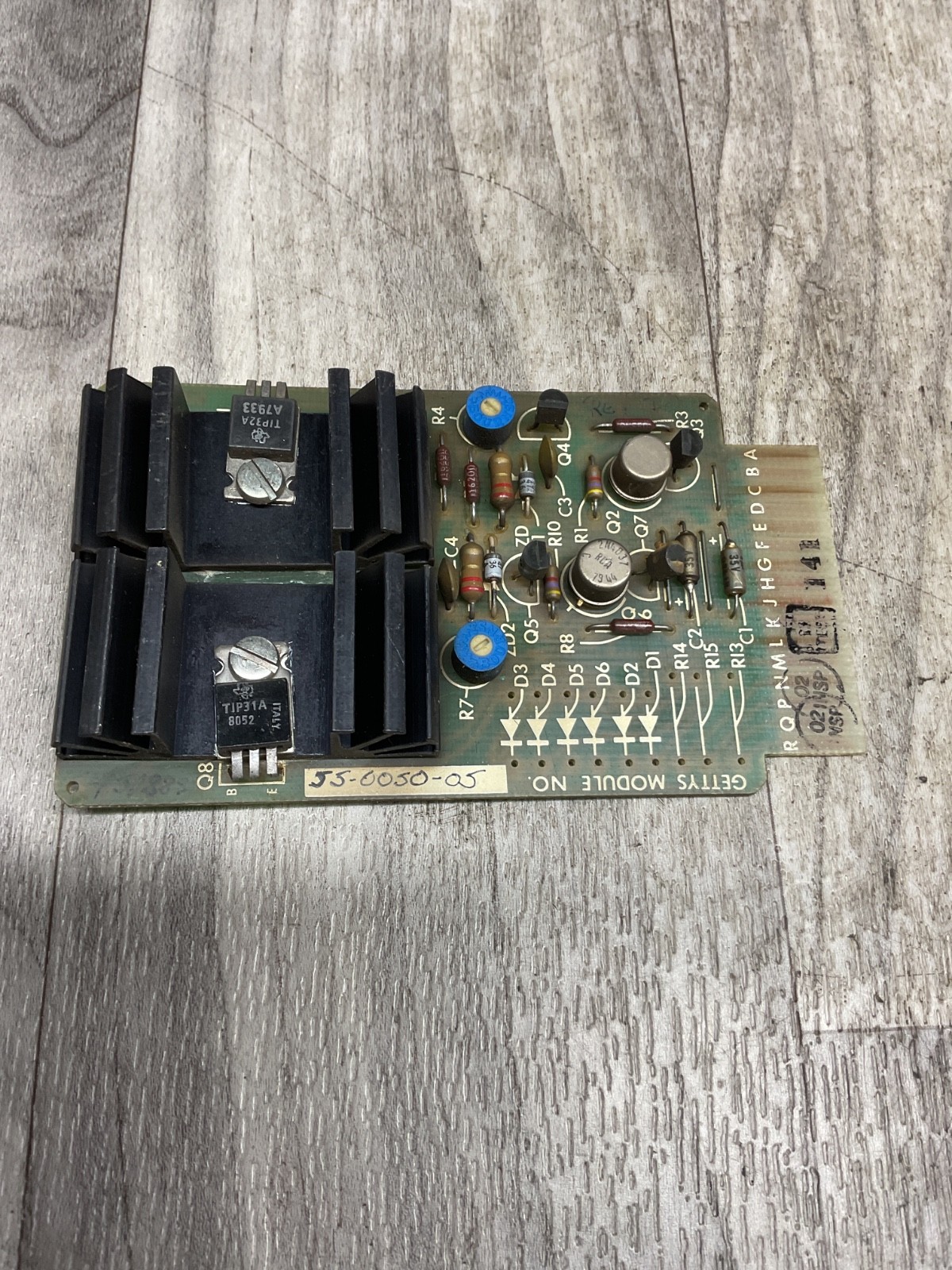GETTYS CIRCUIT BOARD UNIT 55-0050-102, CNC, 55-0050-05 #4070C49