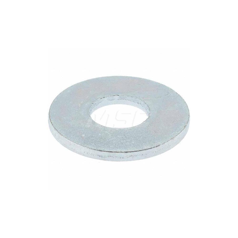 5 Lbs Zinc-Plated Unhardened Steel Flat Washers: 9/16″ ID x 1-3/8″ OD
