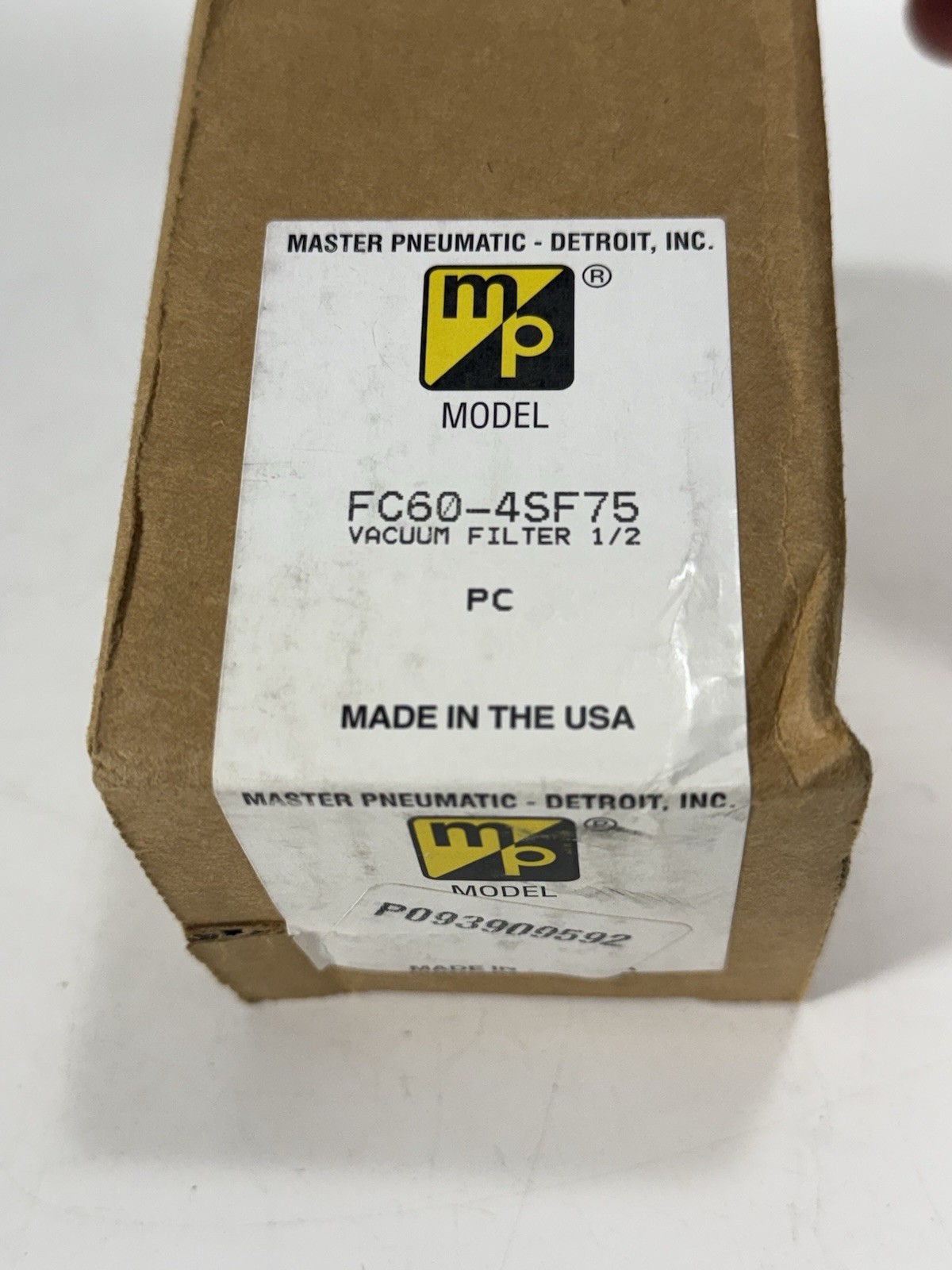 STERIS P093909592 1/2″ NPT Air Filter Assembly – Master Pneumatics FC60-4SF75