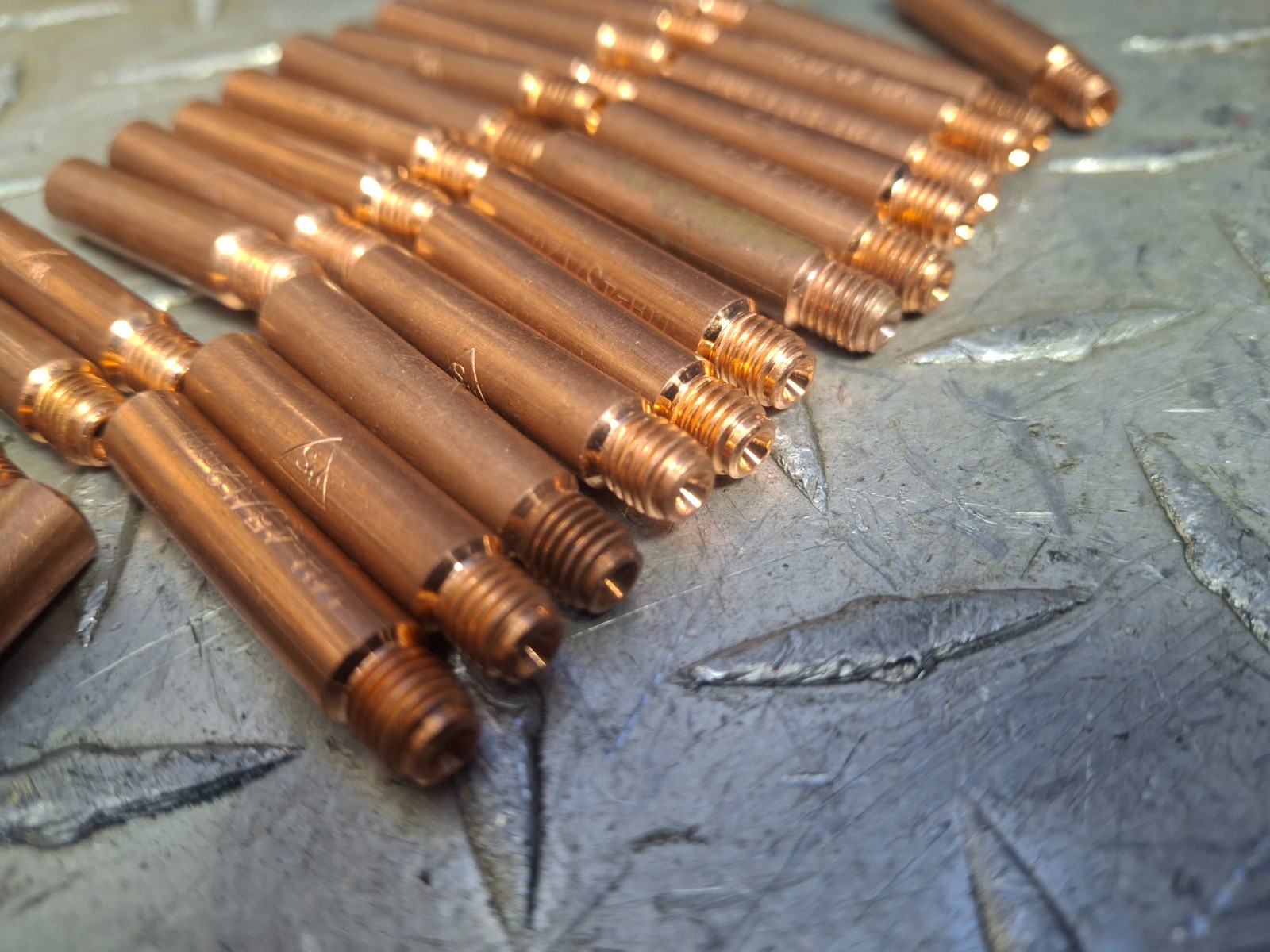 Weldmark by Tweco WMK14H45 MIG Copper Welding Contact Tips Lot of 45