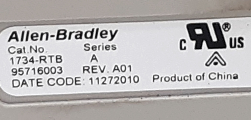 Allen-Bradley 1734-ADN Network Adaptor w/ 1734-RTB Terminal Block – Lot of 2