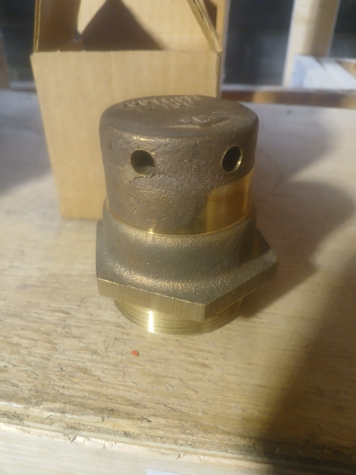 NEW JUSTRITE BRASS DRUM VENT 8-100, 8100 DUAL ACTION