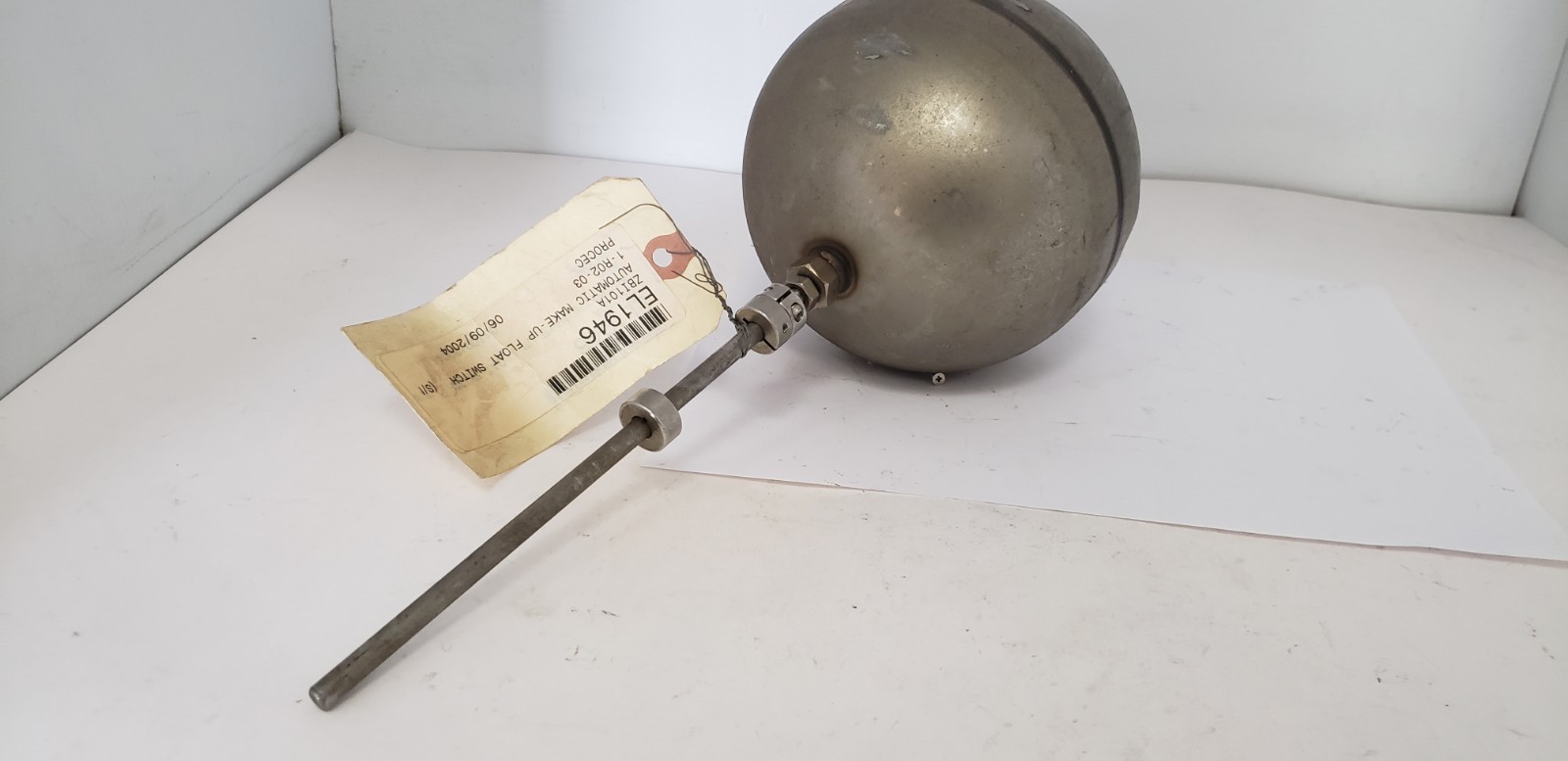 EL1946 (ZBI101A) SPHERICAL 6″ DIA. AUTOMATIC FLOAT SWITCH, NNB