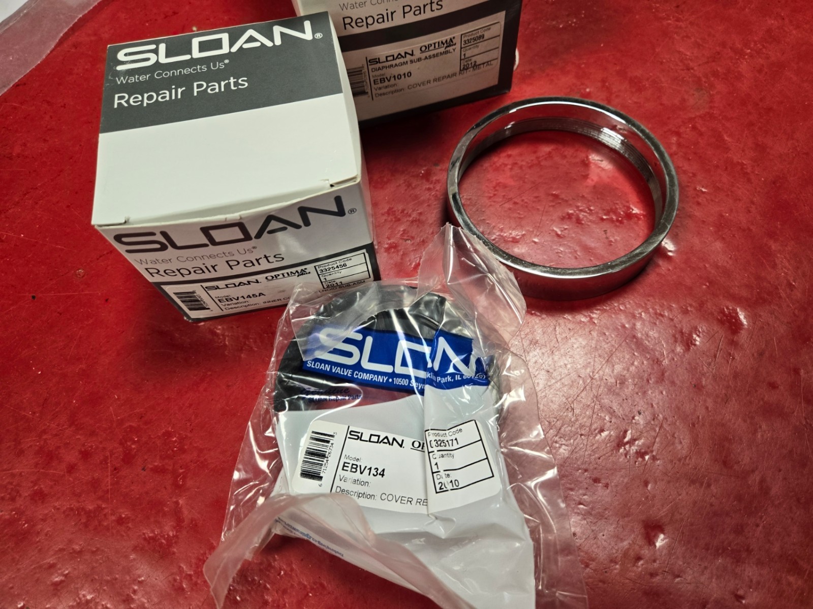 Sloan EBV-1010-A Metal Inner Cover Repair Kit 3325089 OEM toilets urinals