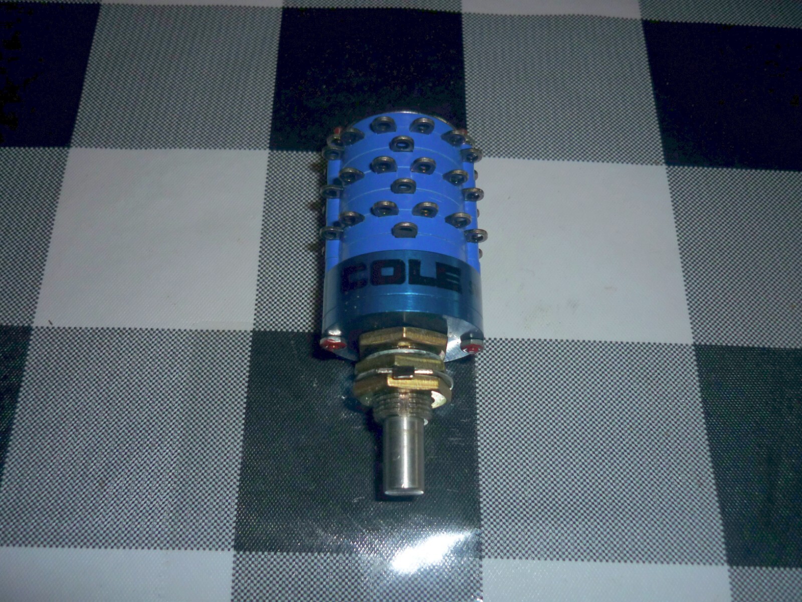 COLE M3786/4-00585 Switch Rotary SP12T 12 Flatted Shaft Solder Lug 1A 115VAC/DC