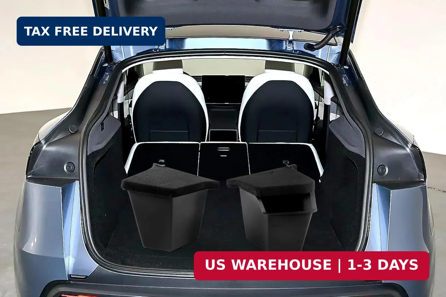 Tesla Model Y Juniper Rear Trunk Storage Bins 2025 2026 Tesla Model Y Juniper Tr