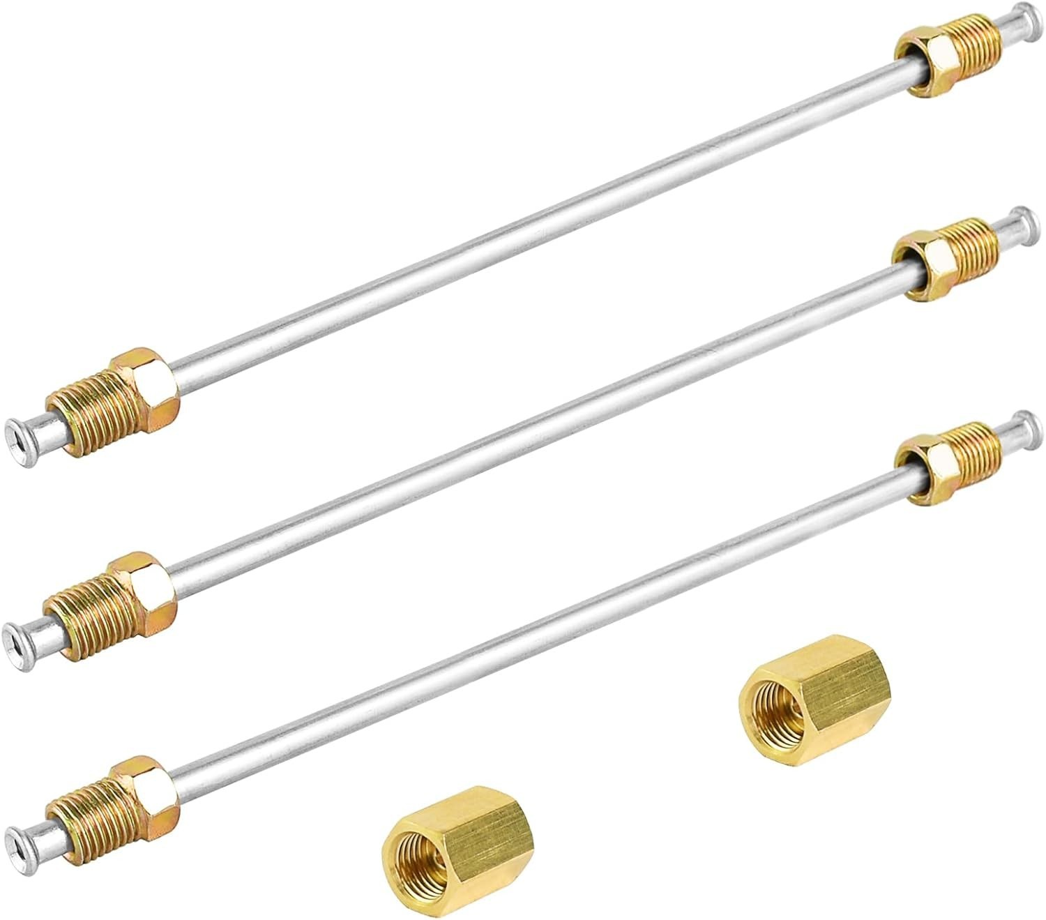 10 Inches Heavy Duty Brake Lines – 3/16 Zinc-coated Tubing with Double Flared…