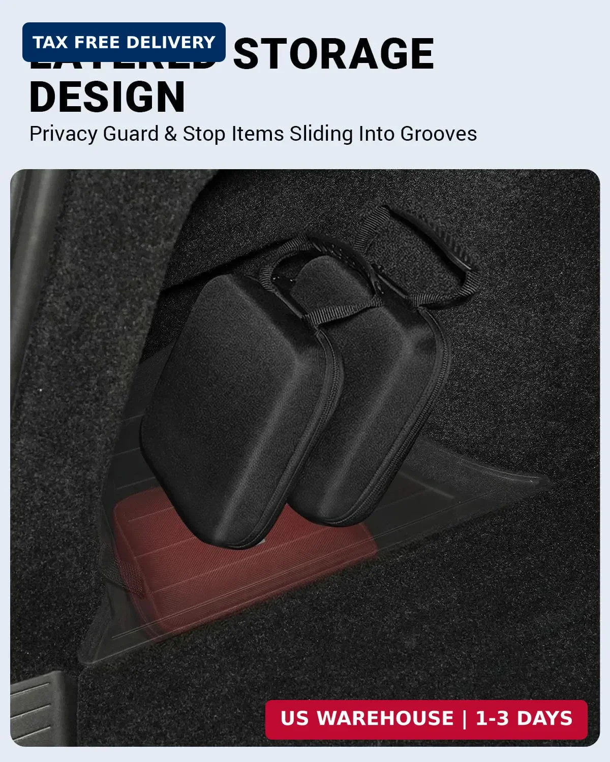Motrobe 2025 2026 Tesla Model Y Juniper Trunk Organizer Rear Trunk Storage Bins