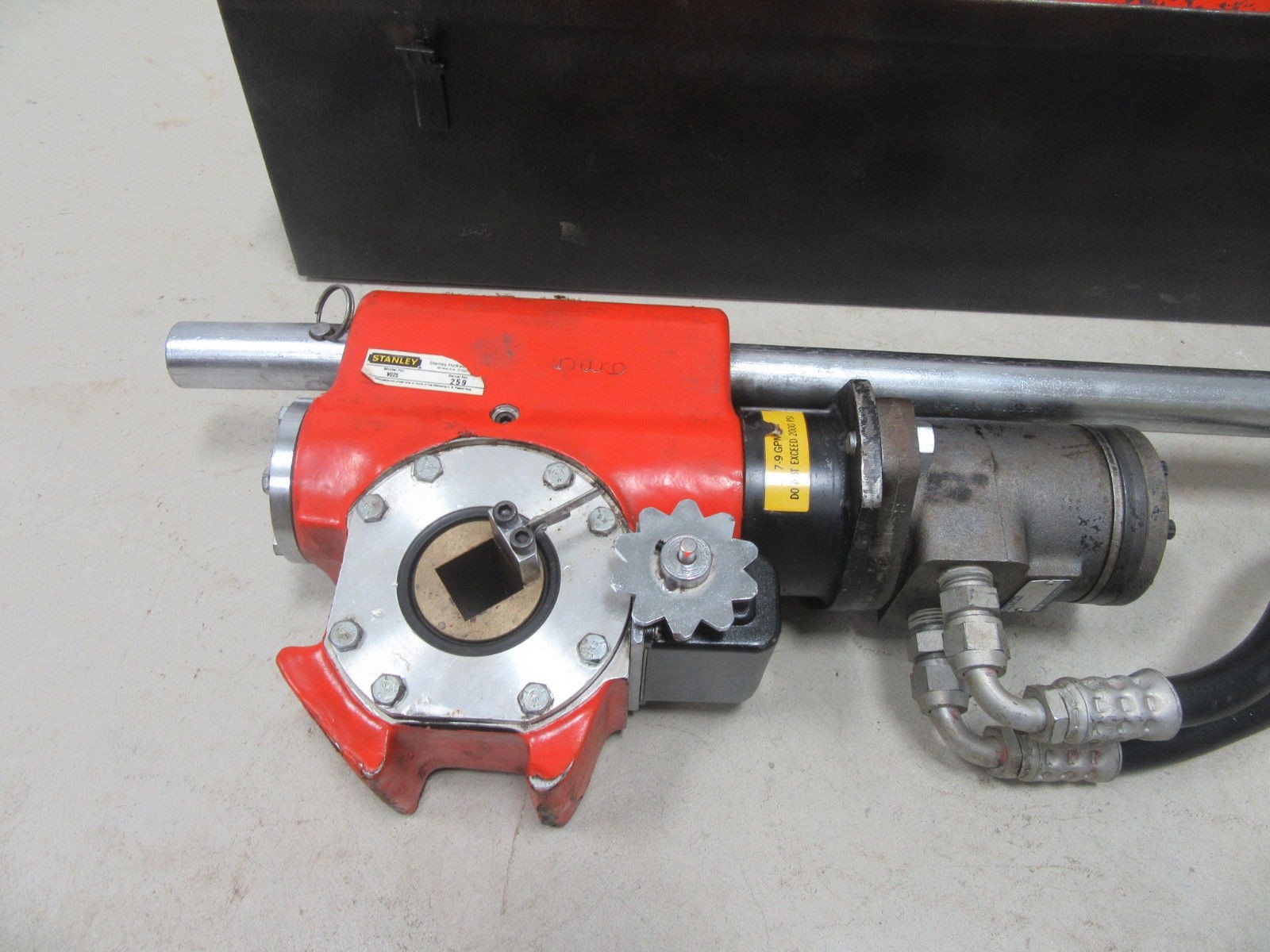 Stanley V025 Valve Exerciser Operator Machine Power Drive Wachs Wheeler Rex