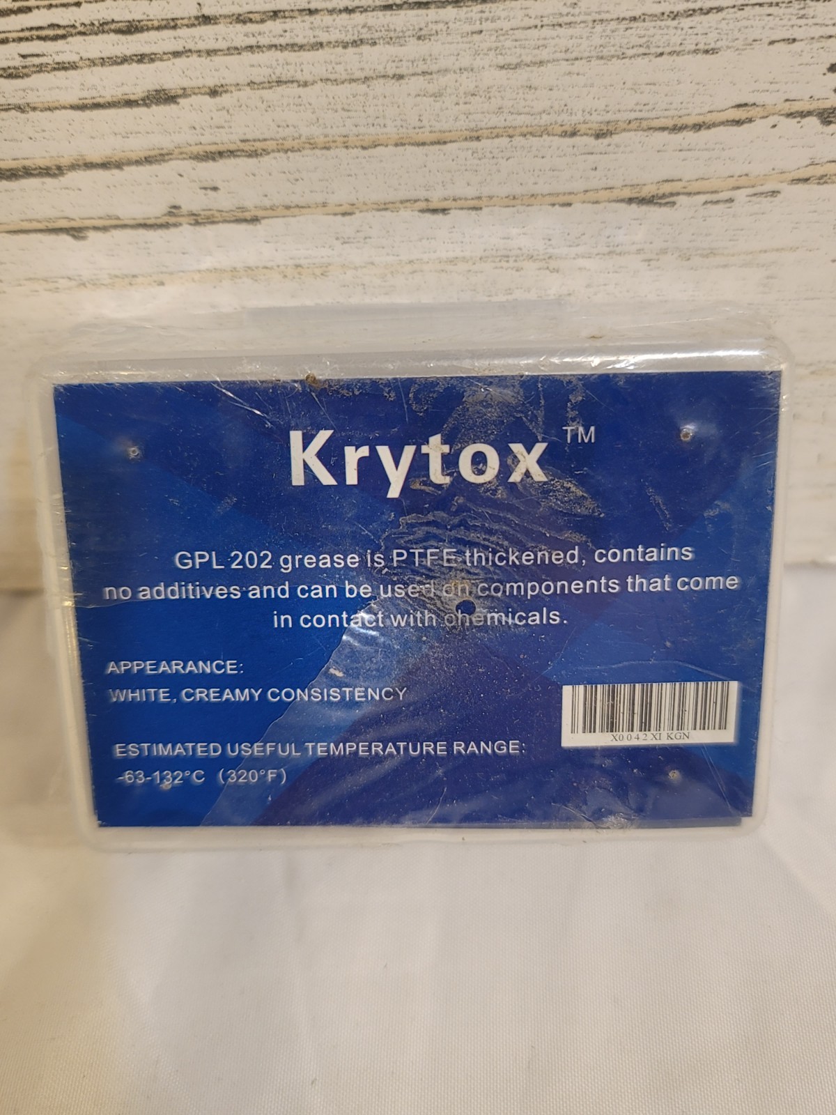 Krytox GPL 202 Performance Lubricant 0.35oz Factory Sealed